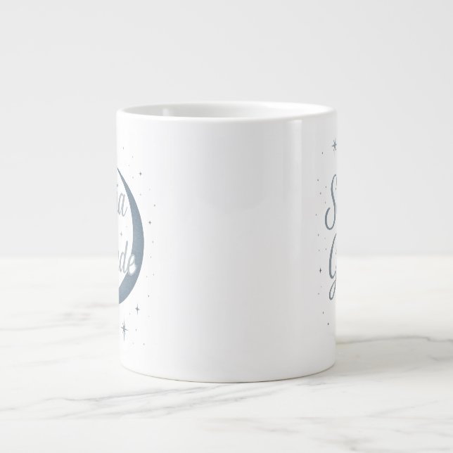 Sueña en Grande ✨ | Silver Moon Design Large Coffee Mug (Front)