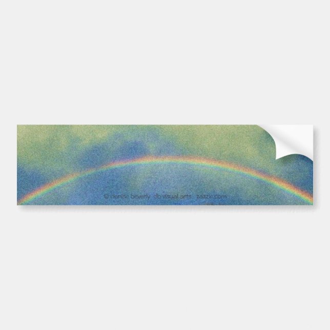 suerat style rainbow  bumber sticker (Front)