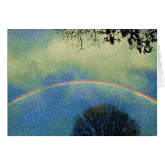 suerat style rainbow  Card (Front Horizontal)