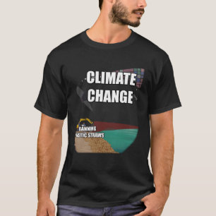 SUEZ Channel Block Meme Climate Conversion Plastic T-Shirt