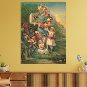 Suffer little children to come unto me  canvas print