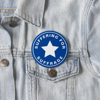 Suffering for Suffrage Official Race Gear Swag 7.5 Cm Round Badge
