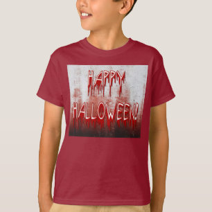 Suffering Happy Halloween Blood Stained Kids Tee