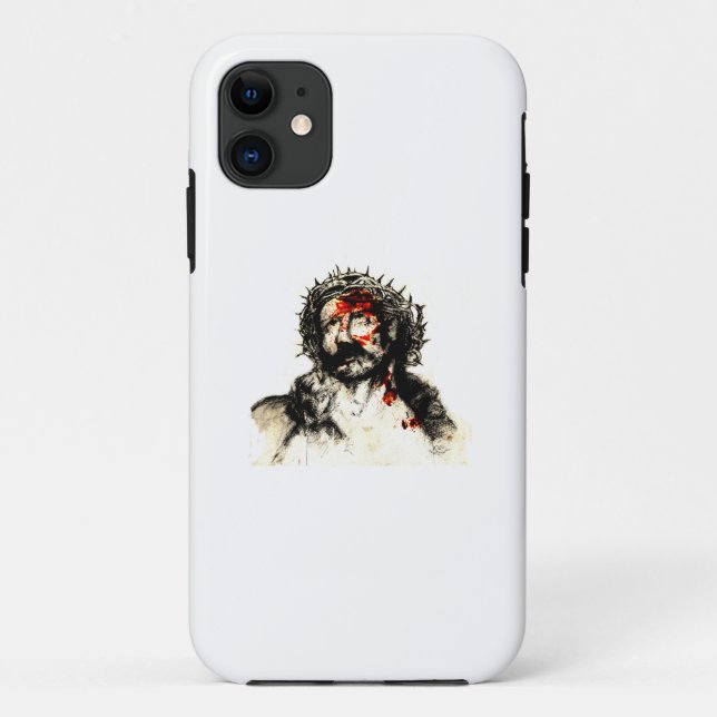 suffering jesus iphone case (Back)