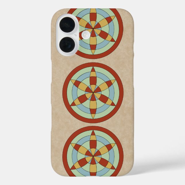 Suffolk Hexafoil (Daisy Wheel) Witch Mark Case-Mate iPhone Case (Back)