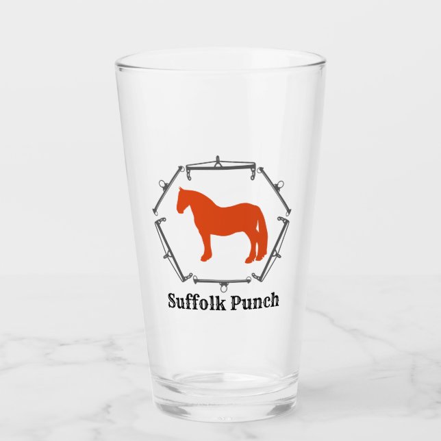 Suffolk Punch Glass (Front)