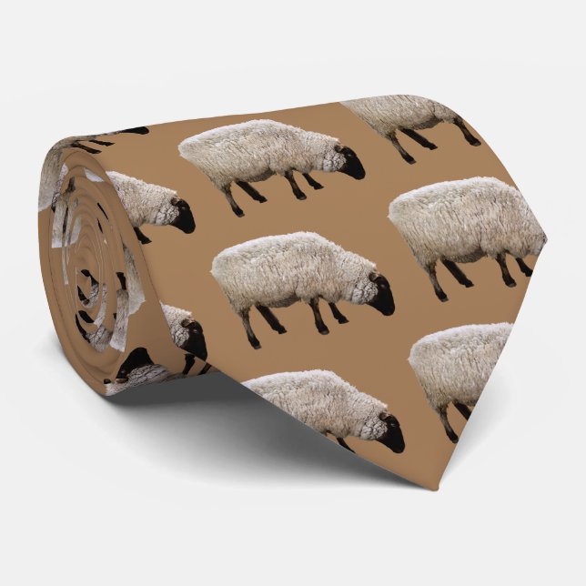 Suffolk Sheep ネクタイ Tie (Rolled)