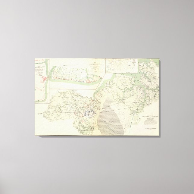 Suffolk & vicinity canvas print (Front)