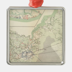 Suffolk & vicinity metal tree decoration