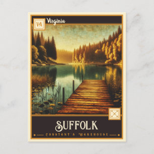 Suffolk, Virginia Vintage Postcard