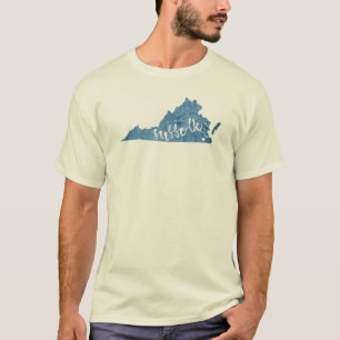 Suffolk Virginia Wood Grain T-Shirt