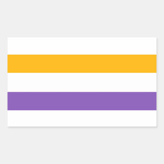 suffrage flag women's rights 19th Amendment Rectangular Sticker