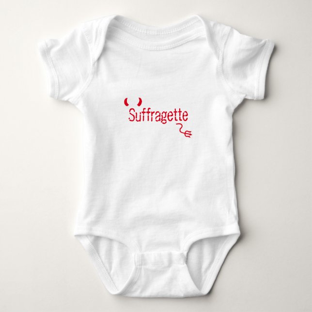 Suffragette Baby Bodysuit (Front)