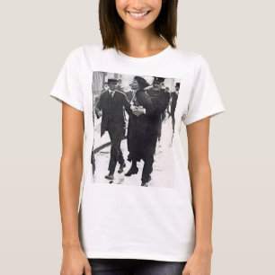 Suffragette Emmeline Pankhurst Being Arrested 1914 T-Shirt