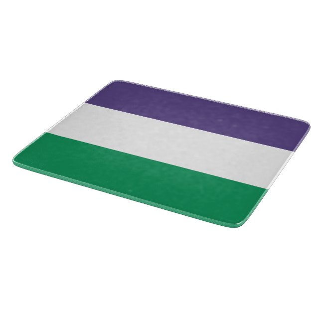 Suffragette Flag Cutting Board (Corner)