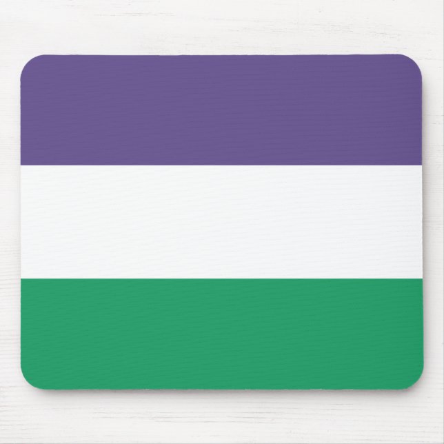 Suffragette Flag Mouse Mat (Front)