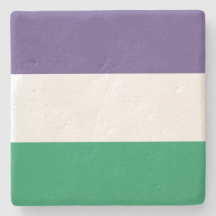 Suffragette Flag Stone Coaster