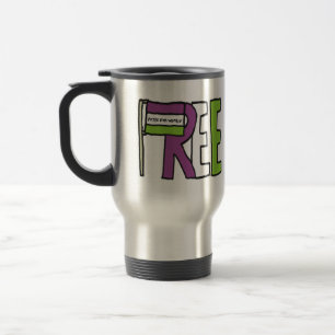 Suffragette Flag Travel Mug
