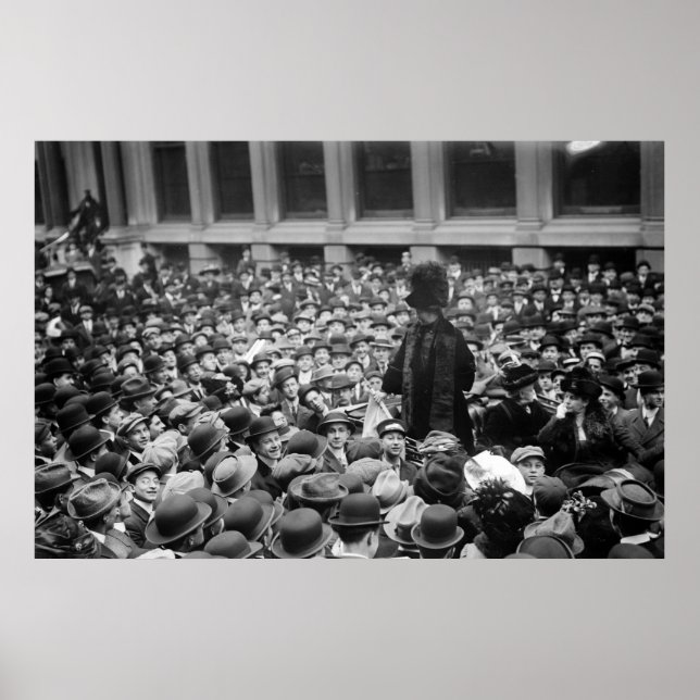 Suffragette Hits The Street: early 1910s Poster (Front)