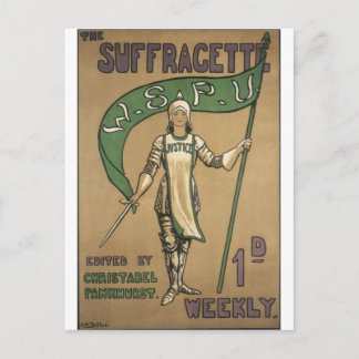 Suffragette Magazine Postcard