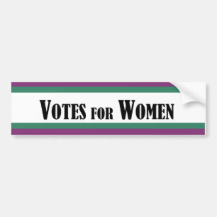 Suffragette Votes for Women Bumper Sticker