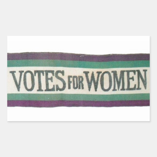Suffragette Votes for Women Sticker (Front)