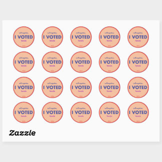 Suffragettes I Voted Sticker Sheet