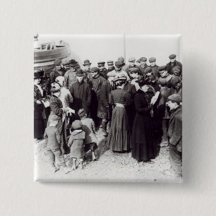 Suffragettes in Hastings, 1908 15 Cm Square Badge