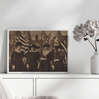 Suffragettes in Parade  Poster