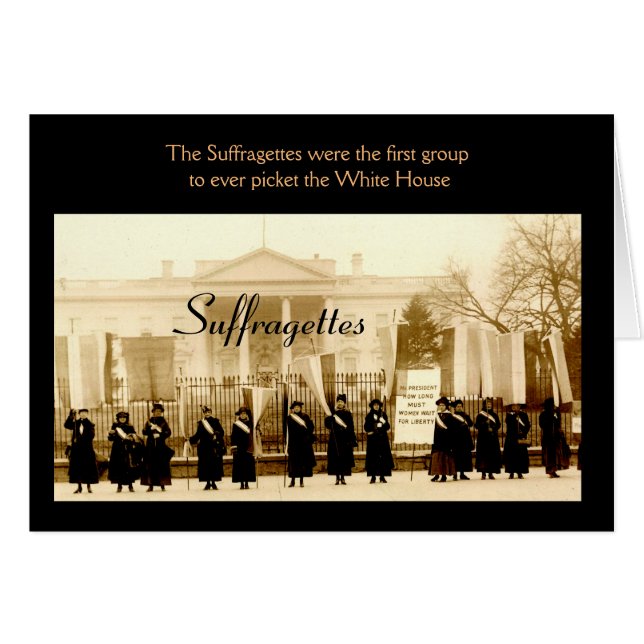 Suffragettes Picket The White House (Front Horizontal)