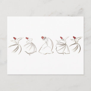 sufi lines postcard