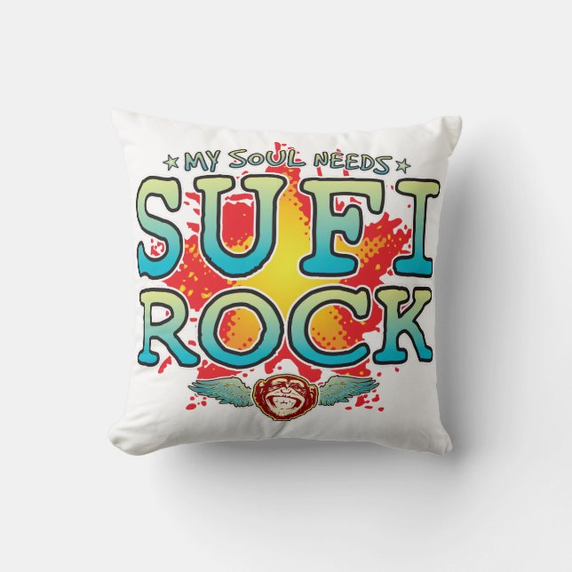 Sufi Rock Soul Cushion (Front)