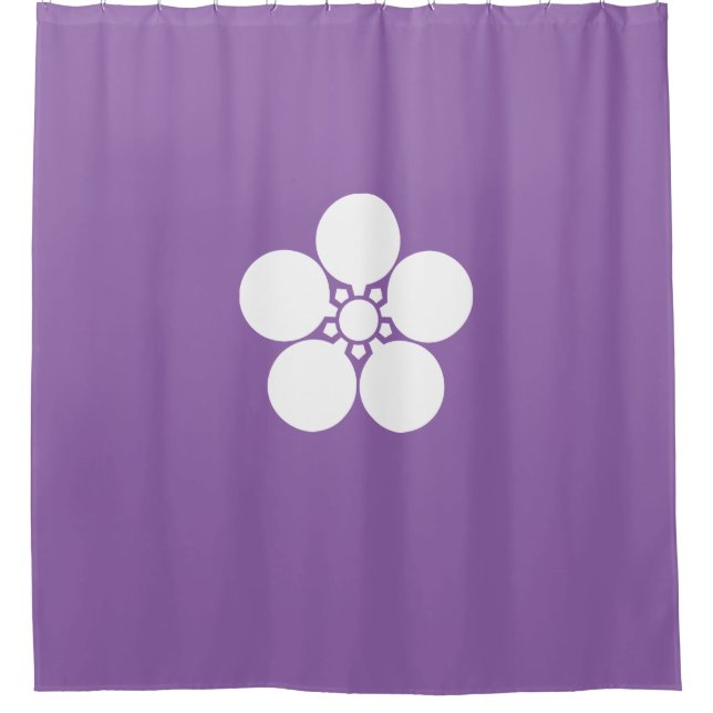 Suga umebachi shower curtain (Front)