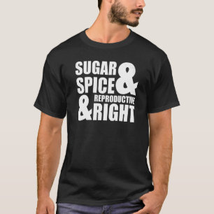Sugar And Spice And Reproductive Right Women Right T-Shirt