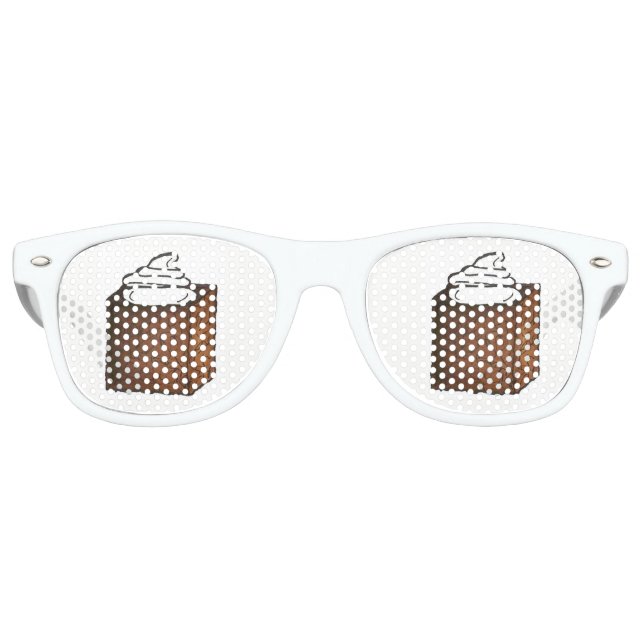 Sugar and Spice Gingerbread Cake Christmas Holiday Retro Sunglasses (Front)