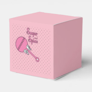 Sugar and Spice Girl Baby Shower Favour Box