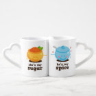 Sugar And Spice Matching Couples Valentines Mugs