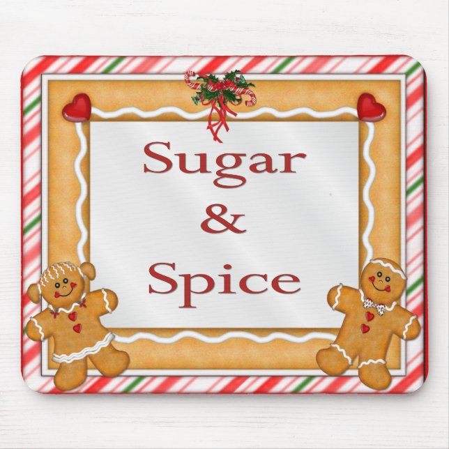 Sugar and Spice Mouse Mat (Front)