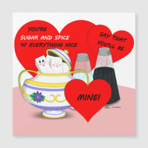 Sugar and Spice - Old Fashioned Valentine Card Art