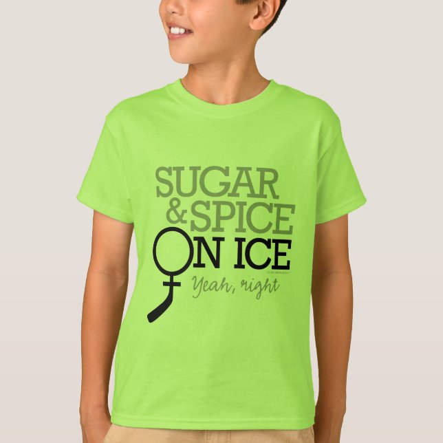 Sugar And Spice On Ice T-Shirt (Front)