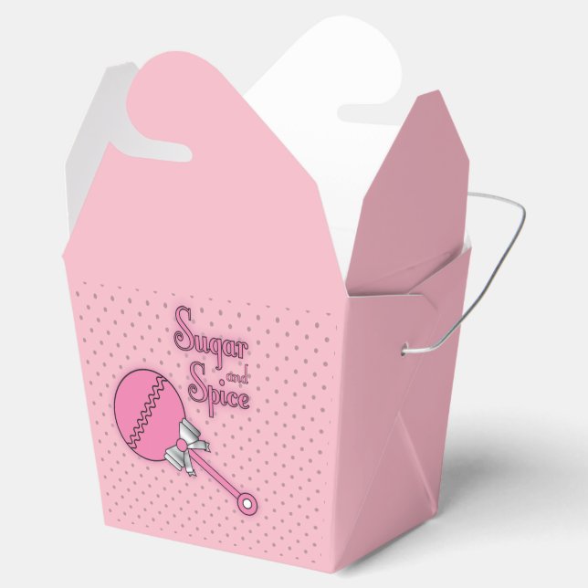 Sugar and Spice Party Favour Box (Opened)