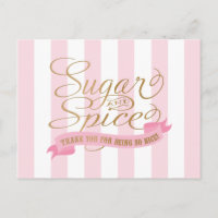 Sugar and Spice Themed Postcards