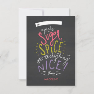 Sugar and Spice Valentine's Card