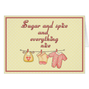 Sugar and Spice Yellow and Pink Baby Shower