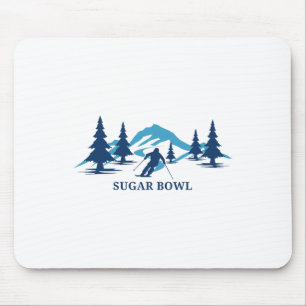 Sugar Bowl California Ski Resort Skiing Skier Mouse Mat