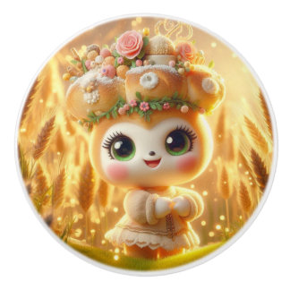 Sugar Bread II Ceramic Knob