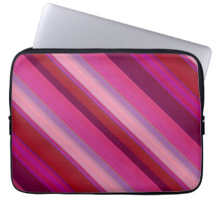 Sugar Candy Stripes Laptop Sleeve