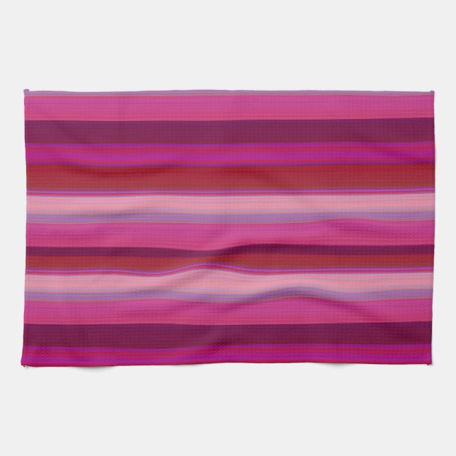 Sugar Candy Stripes Tea Towel (Horizontal)