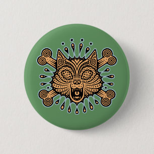 Sugar Cat Pirate 6 Cm Round Badge