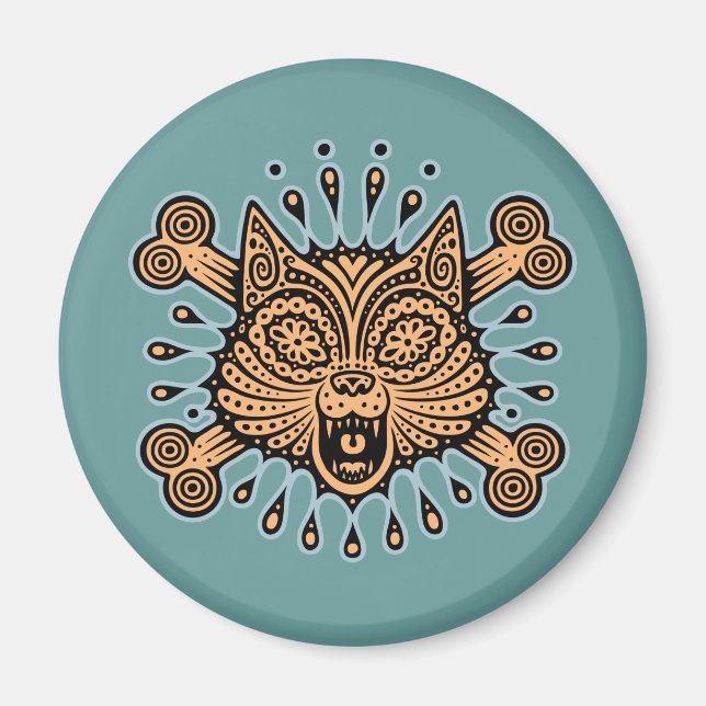 Sugar Cat Pirate Magnet (Front)